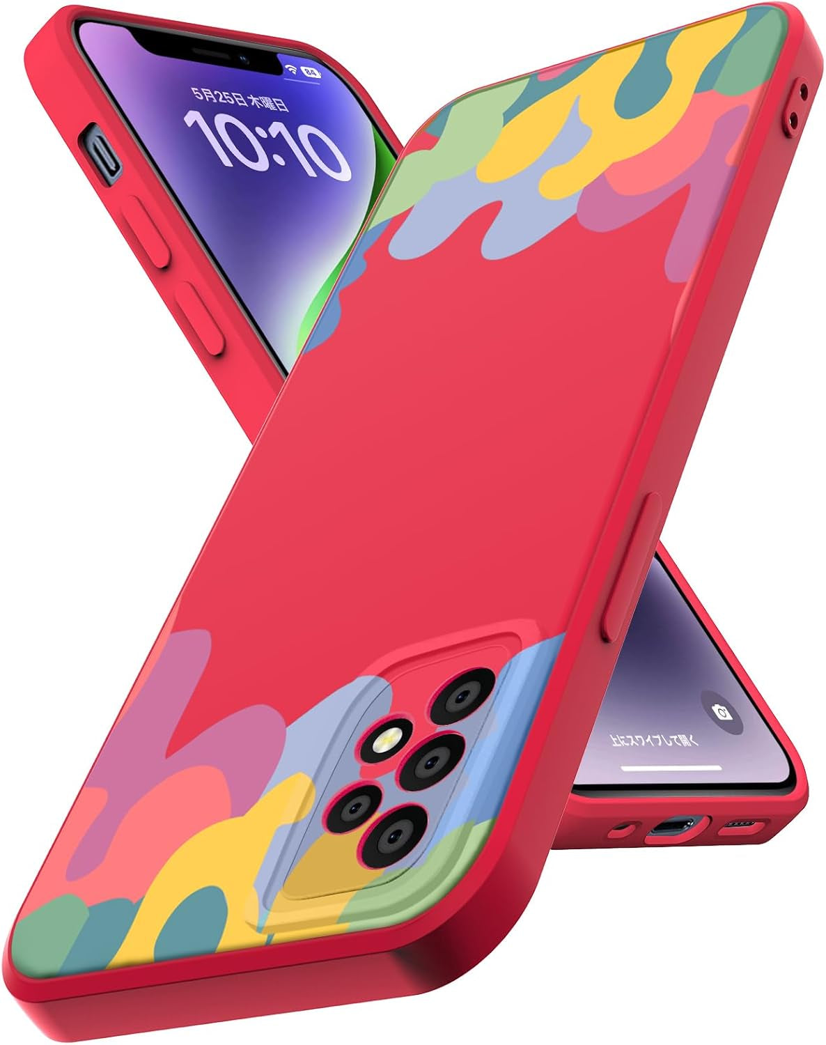 Designed for Galaxy A53 5G Case, Slim Liquid Silicone Shockproof Protective Phone Cover,Soft Anti-Scratch, Camera All-Round Protection Shockproof Case,[Pink] LRM-CHGJ-15-04