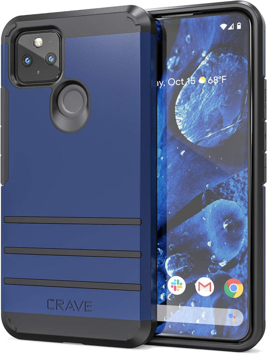 Crave Pixel 4A 5G Case, Strong Guard Protection Series Case for Google Pixel 4A (5G) - Navy  Crave   