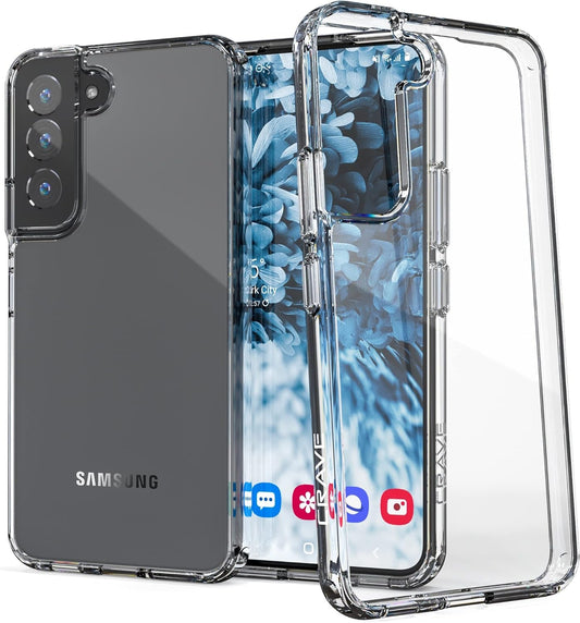 Crave Clear Guard for Galaxy S22 Case, Shockproof Case for Samsung Galaxy S22 (6.1 Inch)