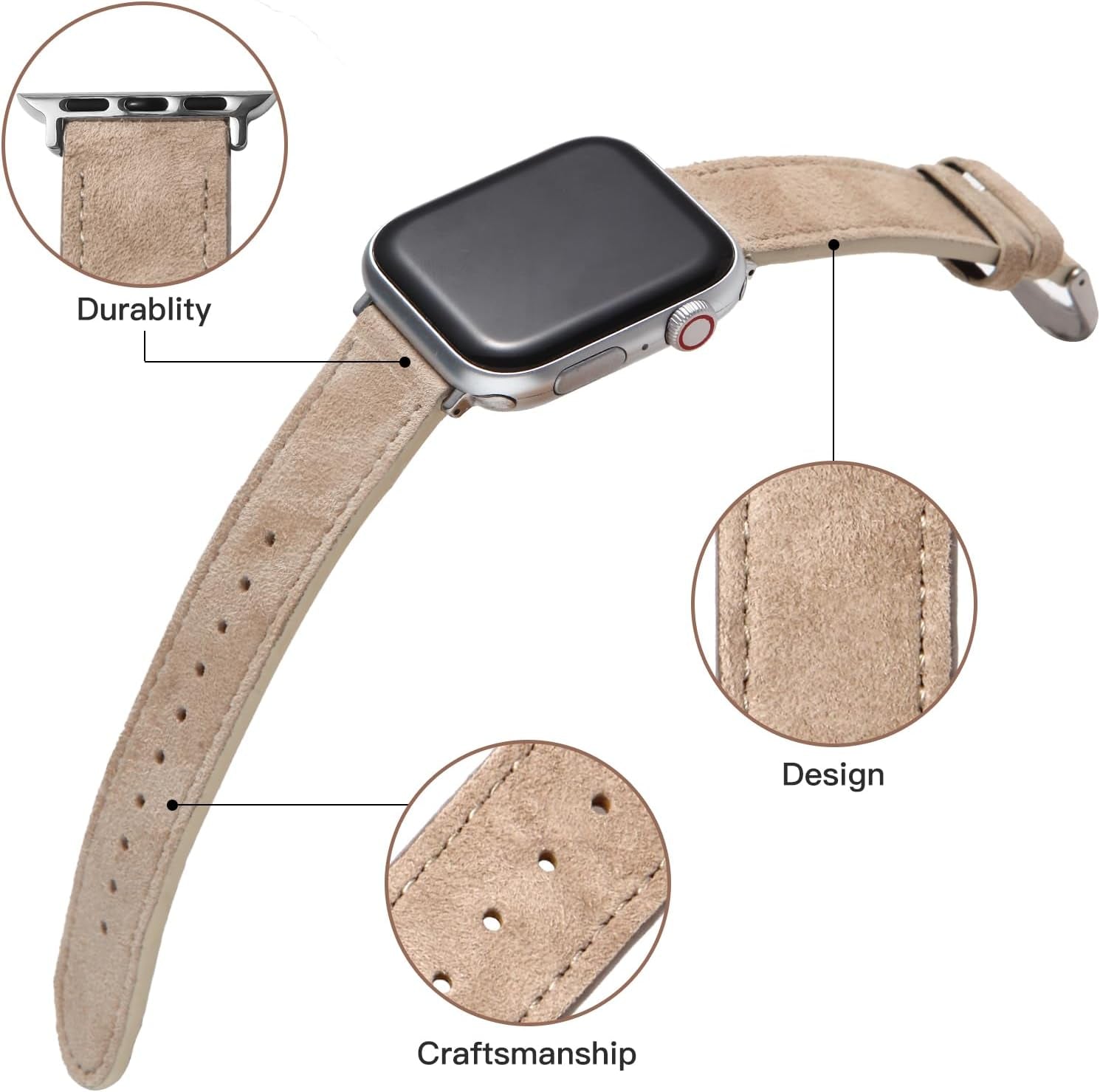 Designer Luxury Band Compatible with Apple Watch Band 45Mm 44Mm 42Mm 49Mm 38Mm 40Mm 41Mm Women Men, Soft Leather Strap Replacement Wristbands for Apple Watch Ultra and Iwatch 9 8 7 6 5 4 3 2 1 SE