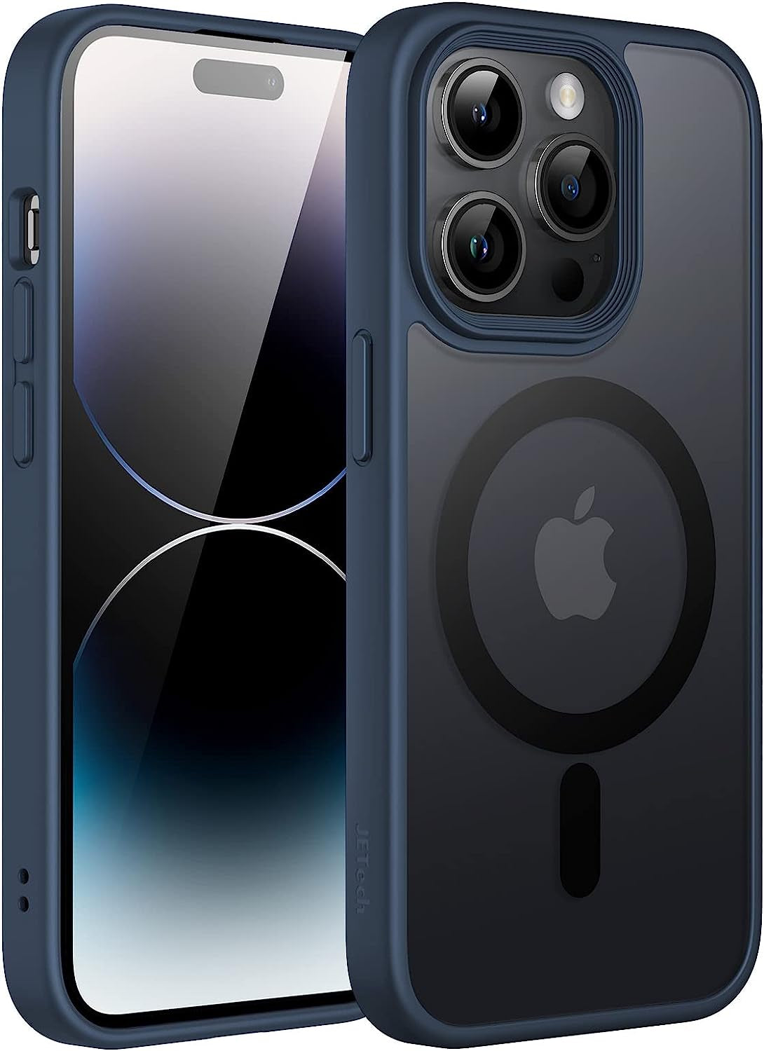 Jetech Magnetic Case for Iphone 14 Pro Max 6.7-Inch Compatible with Magsafe, Translucent Matte Back Slim Shockproof Phone Cover (Silver)  JETech   