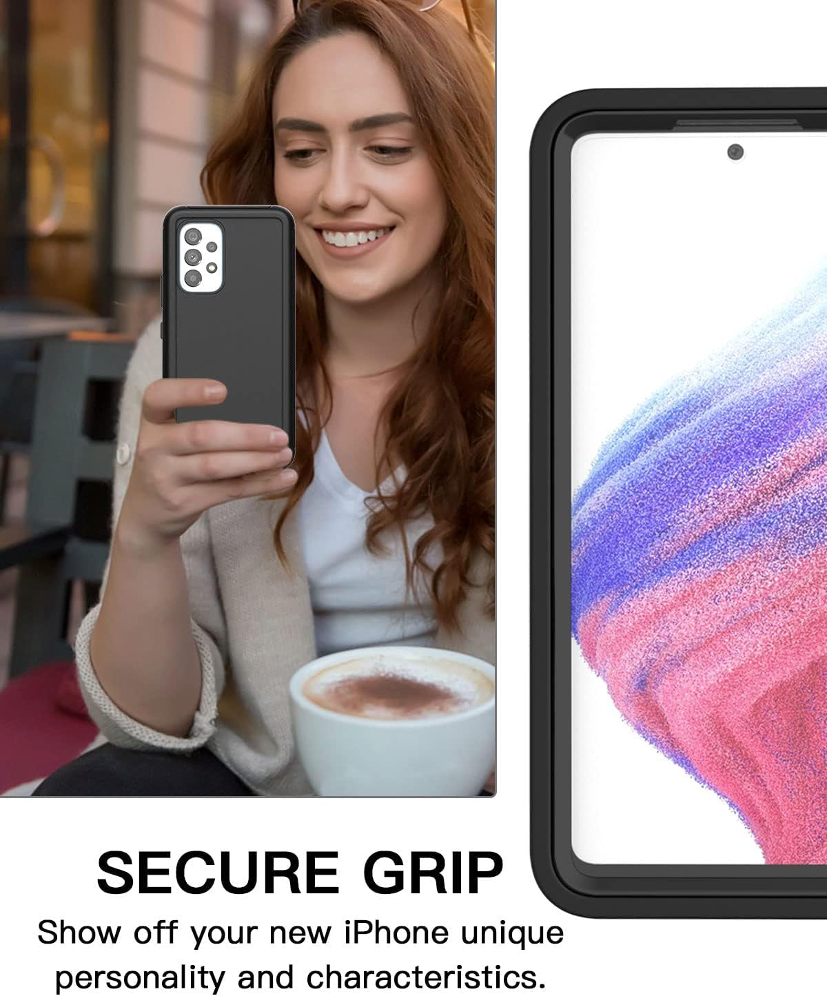 Aicase for Galaxy A53 5G Case, Heavy Duty Drop Protection Full Body Rugged Shockproof/Dust Proof Military Protective Tough Durable Phone Cover for Samsung Galaxy A53 5G (Black/Belt Clip)