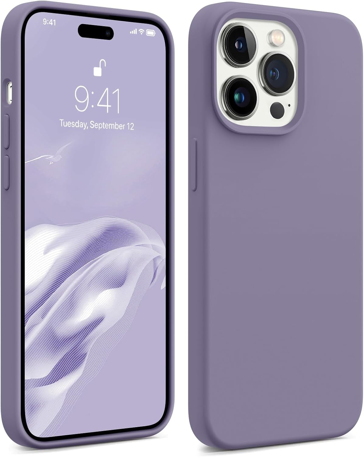 AOTESIER Shockproof Series Iphone 14 Pro Max Case, Silicone Ultra Slim Thin Cover, Full-Body Protective Phone Case for Iphone 14 Promax Case, 6.7 Inch, Chocolate  AOTESIER   