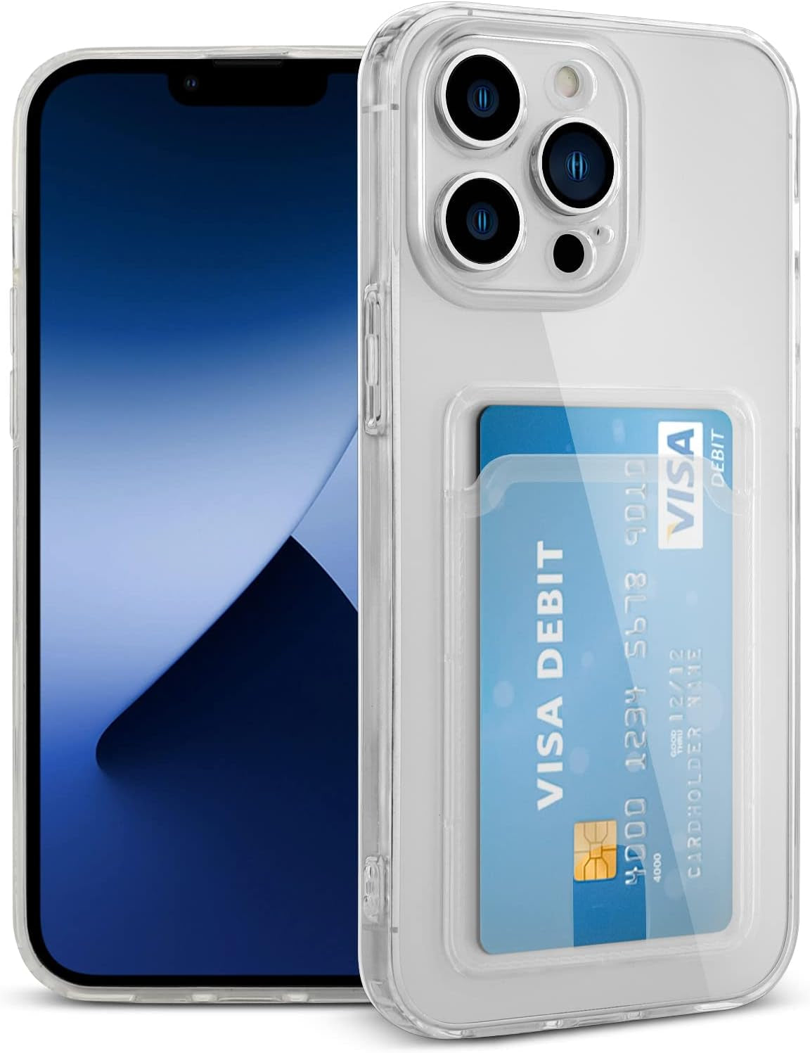 Gukalong Wallet Case for Iphone 15 Pro Max Heavy Duty Protection Anti-Yellow Clear Case with Credit Card Holder ID Card Slot Design Shockproof Anti-Scratch Durable Case for 15 Pro Max 6.7 Inch  Gukalong   