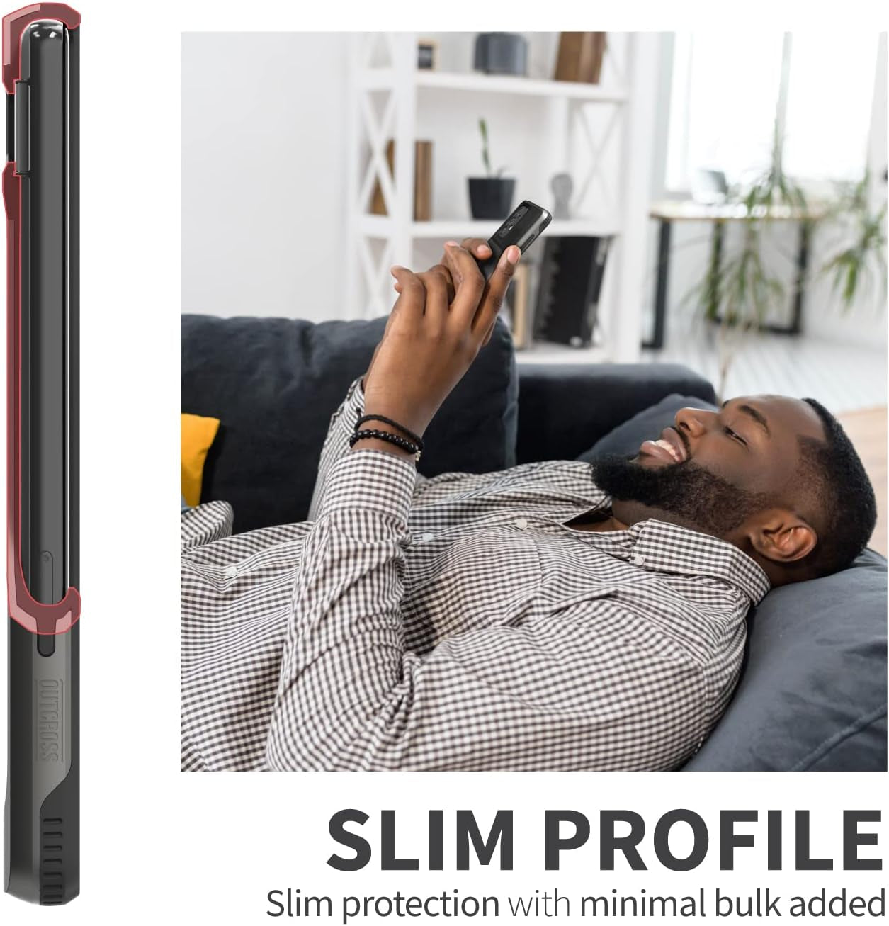 VENA Outcross for Google Pixel 6A 5G Case, Military Grade Drop Protection, Dual Layer Shockproof Protective Phone Case - Graphite Gray/Black  Vena   