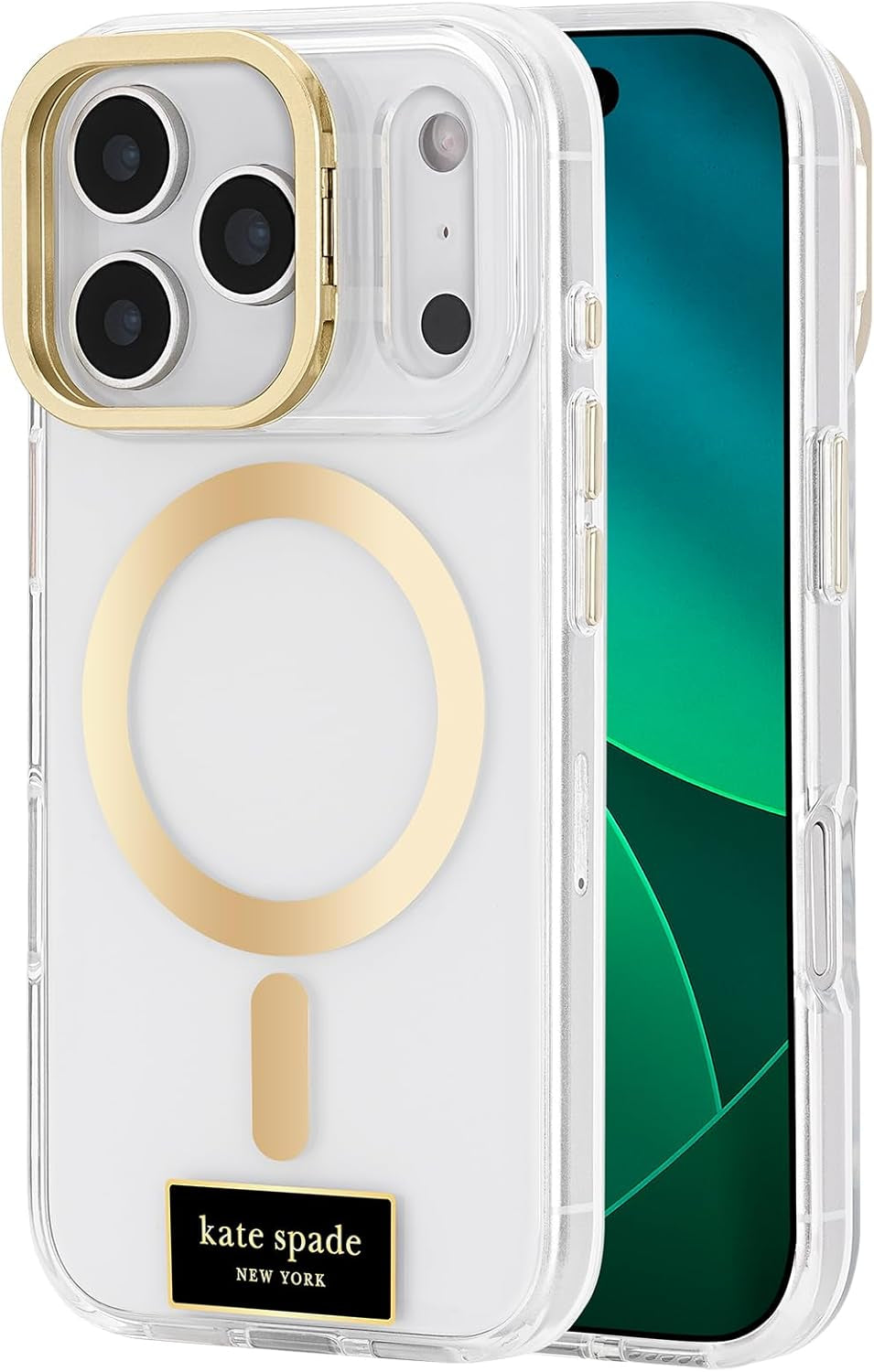 Kate Spade New York Iphone 17 Pro Case - Compatible with Magsafe - Designer Phone Case - Tortoise