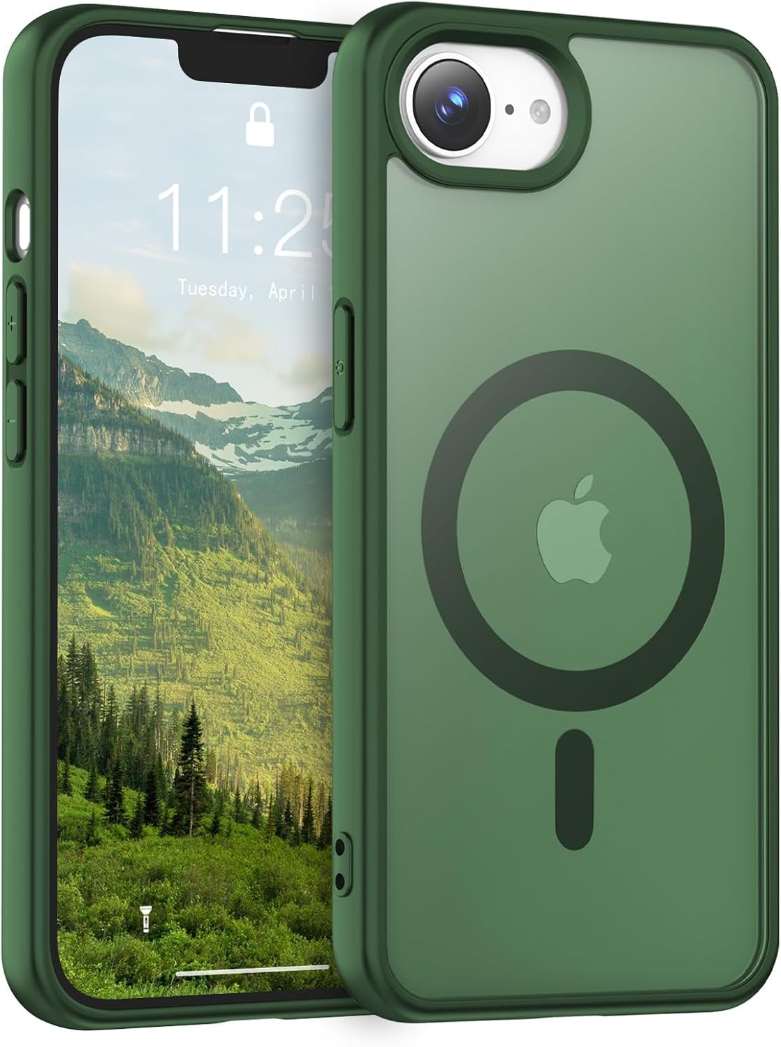 Temdan for Iphone 17 Pro Max Case Clear with Screen Protector, Compatible with Magsafe, Anti-Yellowing, Military-Grade Protection, Shockproof Slim Magnetic Phone Case Cover, Transparent