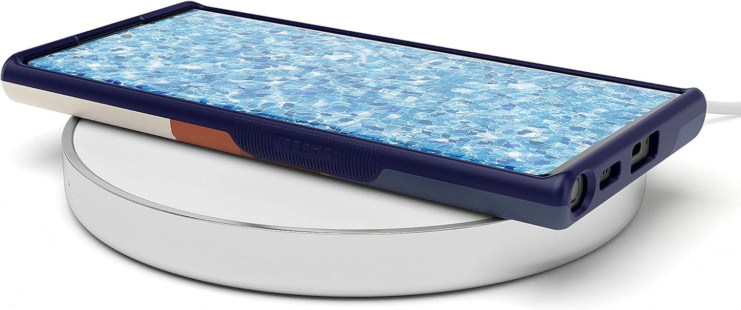 Casely Galaxy S22 Ultra | Opposites Attract | Day & Night Colorblock Mountains Samsung Case