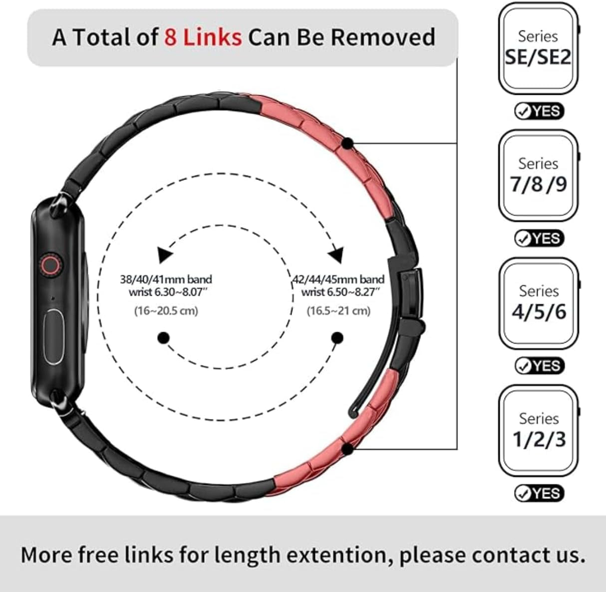 Compatible Apple Watch Bands 38Mm 40Mm 41Mm 42Mm 44Mm 45Mm, Stainless Steel Iwatch Band with Carbon Fiber Case for Apple Watch Series 9 8 7 6 5 4 3 2 1 SE SE2, 38Mm 40Mm 41Mm Black