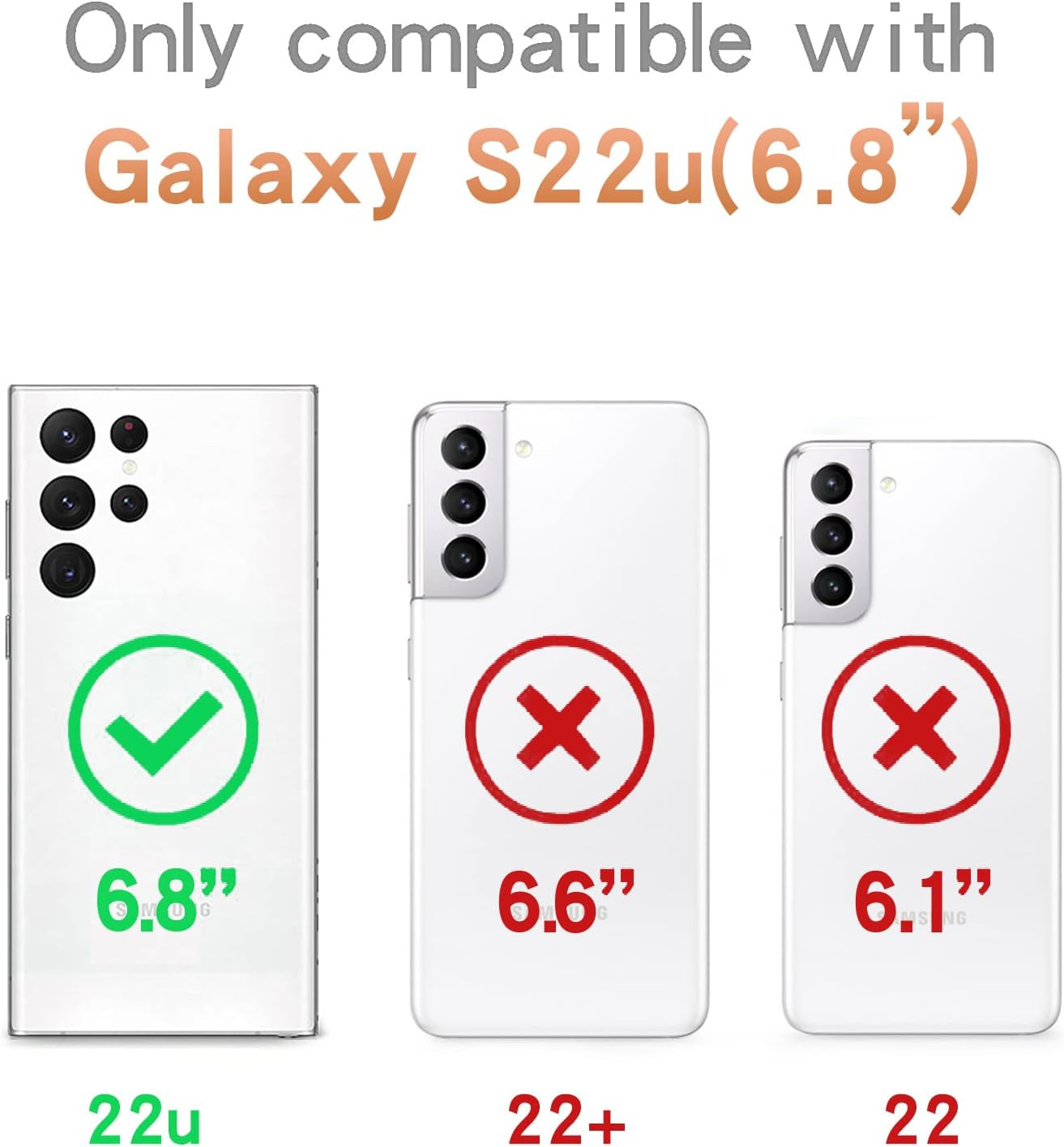 Cavdycidy for Samsung Galaxy S22 Ultra Case Mirror with [Four Corner Thick Guard Shockproof] Hard Mirror Back Soft Bumper Slim Protective Cover Girly Makeup Touch up for Girl Women