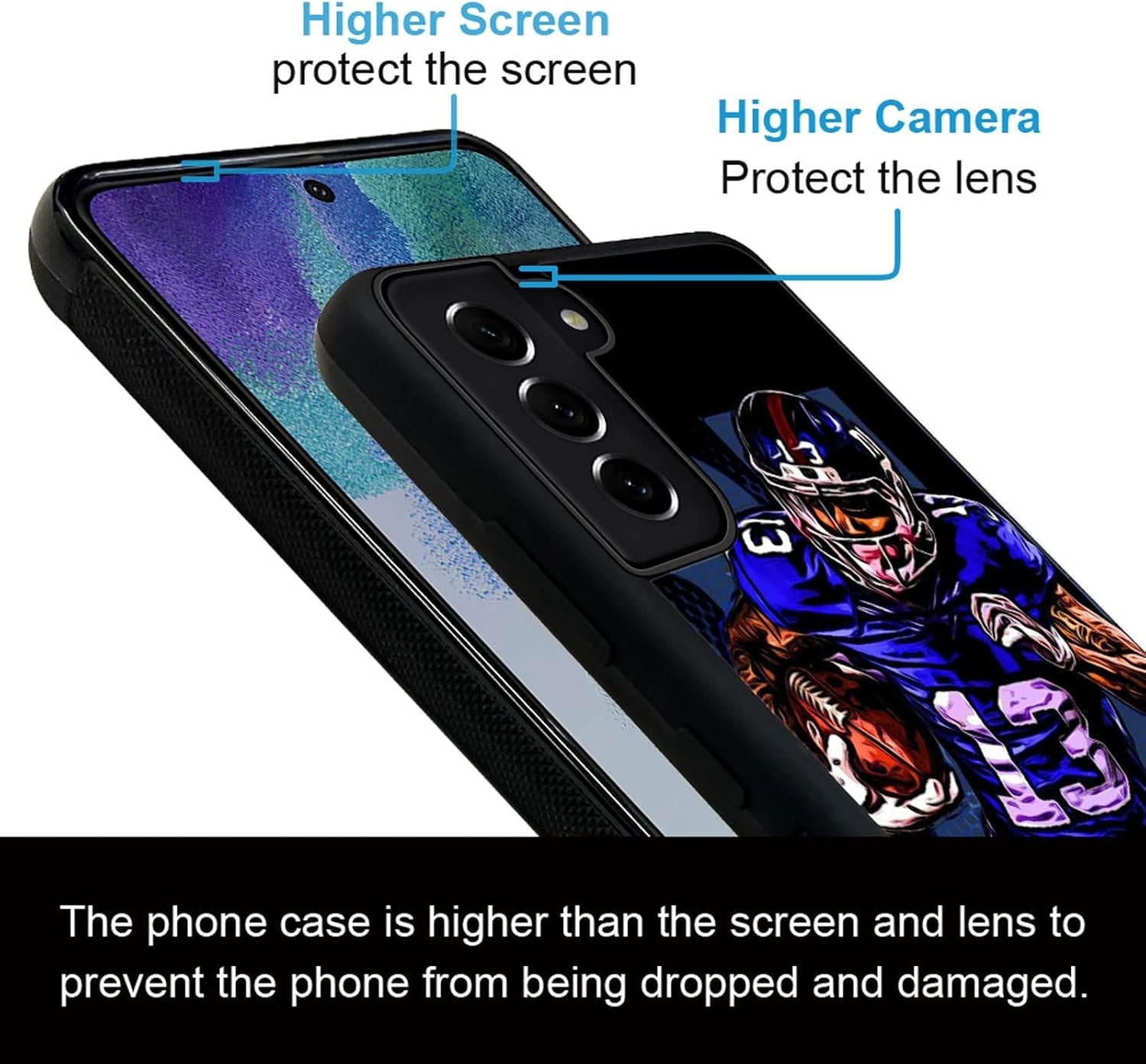 Compatible with Samsung Galaxy S22 plus Case with Color Run Art Pattern Design Plastic Samsung Galaxy S22 plus Case TPU Bumper Protective Case Samsung Galaxy S22 Plus