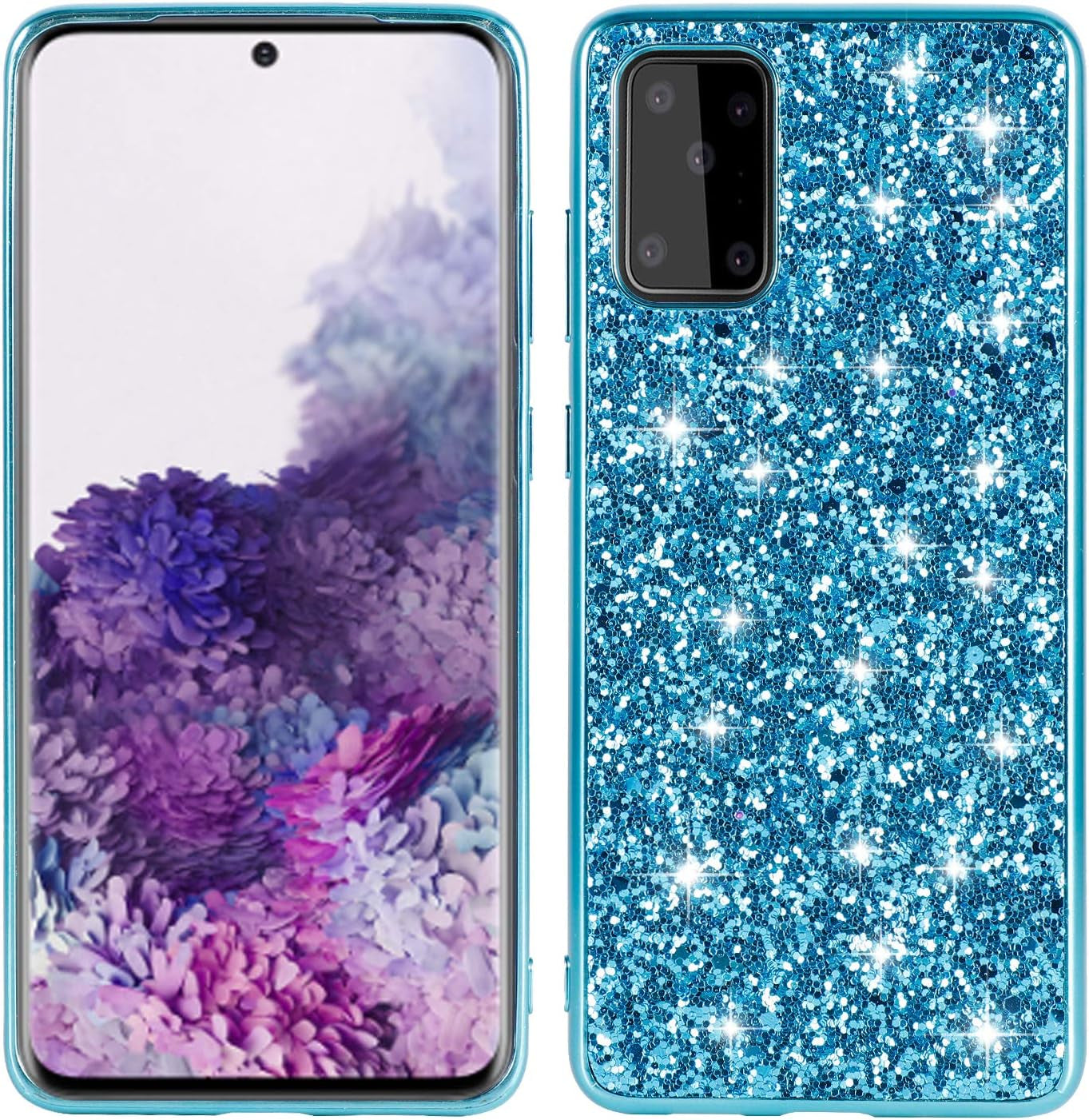 Case for Samsung A53 5G Uw,Galaxy A53 5G Slim Case, Glitter Bling Ultra Thin TPU Sparkle Full Cover for Girl Women,Phone Case Fit for Samsung Galaxy A53 -Rose Gold