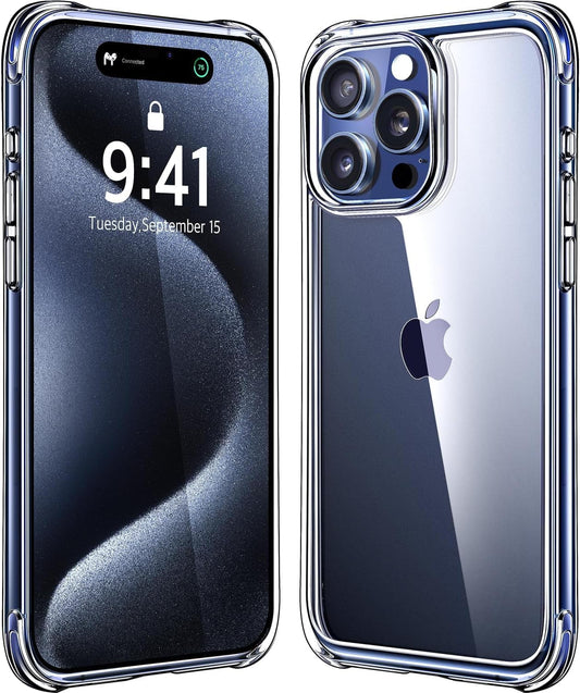 Mkeke for Iphone 15 Pro Case Clear, [Not Yellowing] [Military Grade Protection] Slim Shockproof Phone Cases for Iphone 15 Pro 2023  Shenzhen Make Technology Company Limited   