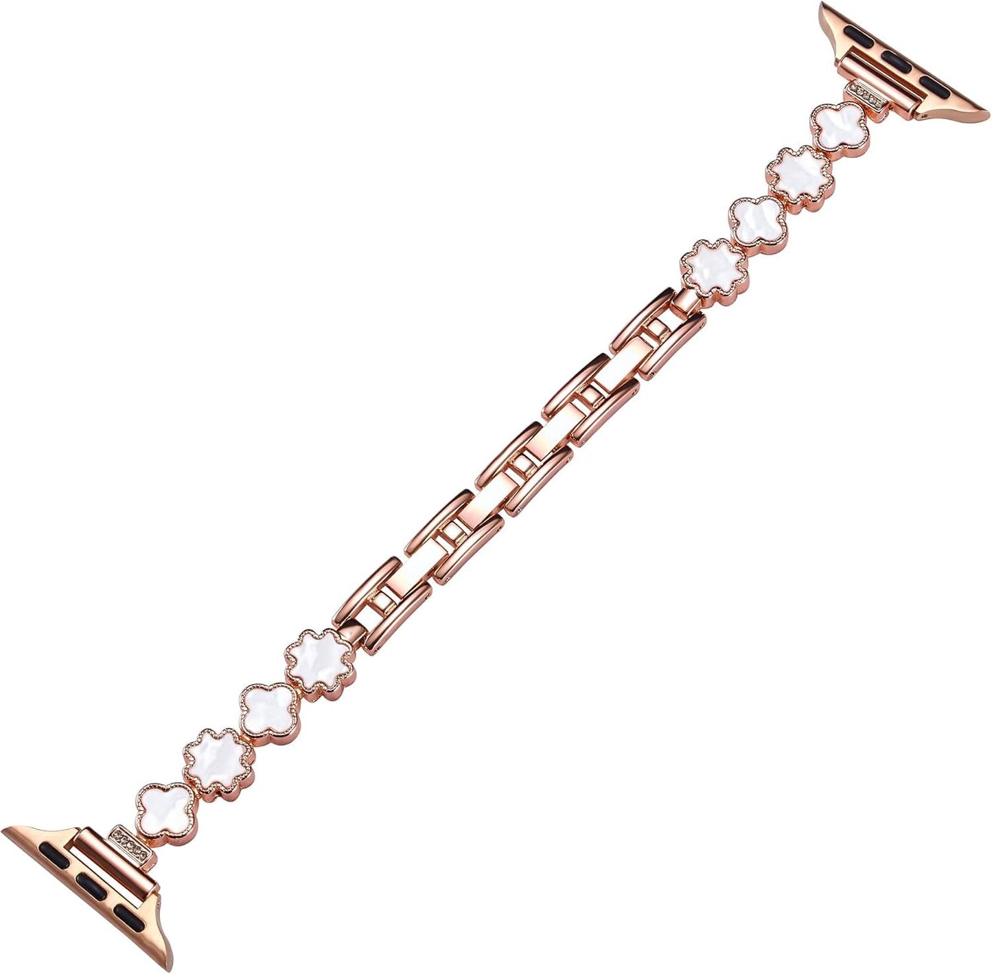 Bling Crystal Metal Band Compatible with Apple Watch Bands 38Mm 40Mm 41Mm 42Mm 44Mm 45Mm 49Mm, Women Jewelry Strap Dressy Shell Bracelet for Iwatch Series 9 8 7 6 5 4 3 2 1 SE Ultra