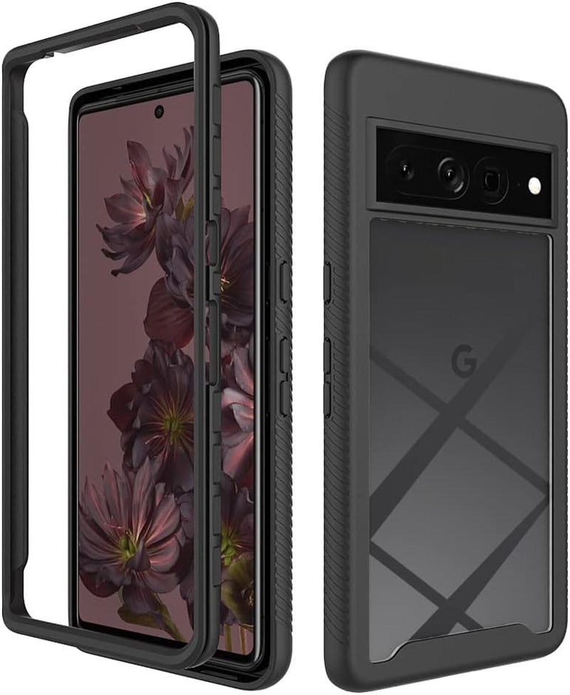 For Samsung Galaxy A14 5G Case Hybrid Drop Protection Clear Case Heavy Duty Hard Rugged Anti-Slip Bumper Anti-Scratch Armor Protective Phone Cover for Samsung Galaxy A14 Black