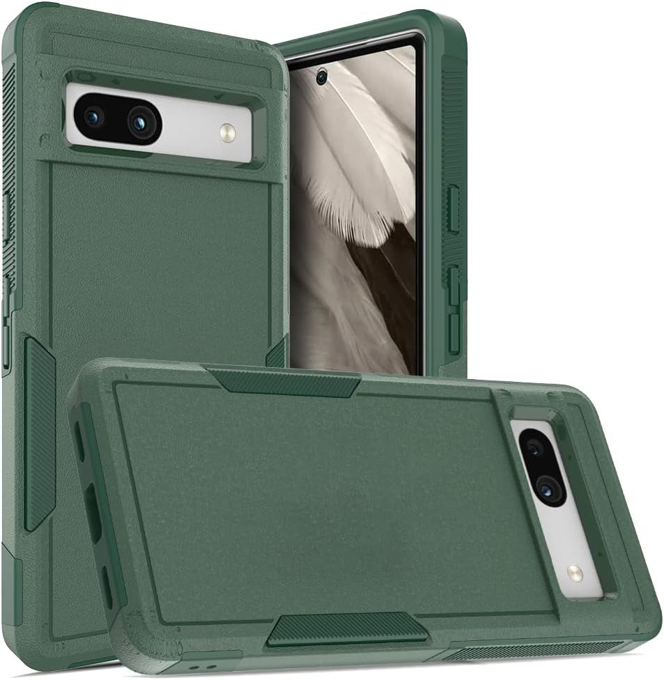 Case for Pixel Fold 5G, Shockproof, Strong and Durable Phone Protective Case for Google Pixel Fold 2023, Black  WOGROO Green Pixel 7A 