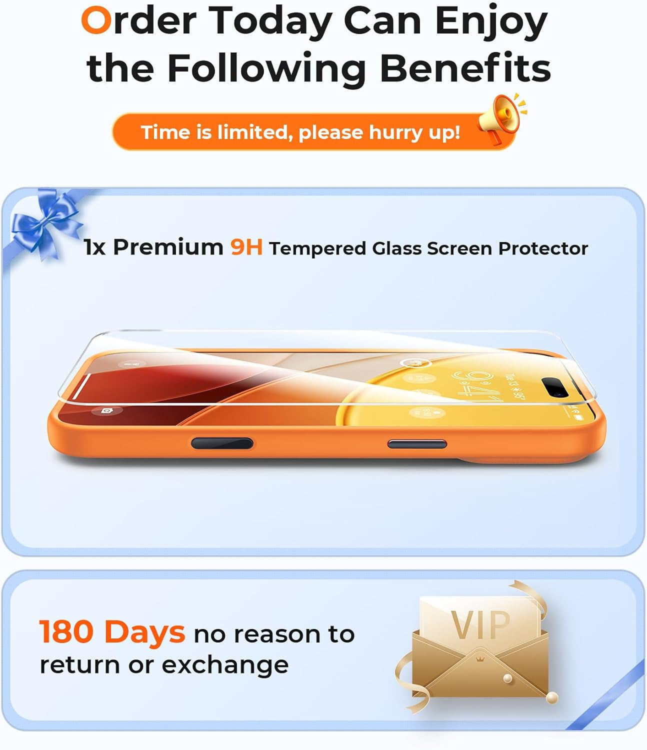 Magnetic for Iphone 17 Pro Max Case with Integrated Camera Protection, [Seamless Work with Magsafe] [Military Grade Shockproof] [Covered Camera Control Button] Case for Iphone 17 Pro Max 6.9'', Orange