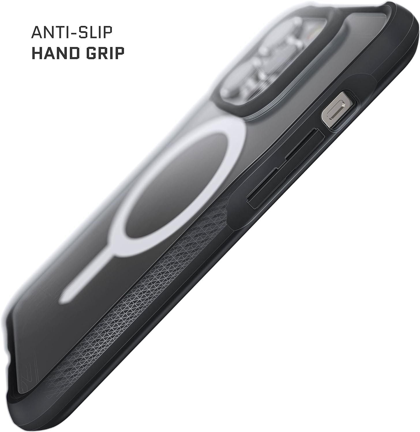 Ghostek Covert Clear Iphone 14 Case - Shockproof Silicone, Compatible with Apple Magsafe Accessories, Slim Protective Phone Cover (6.1 Inch, Black)  Ghostek   