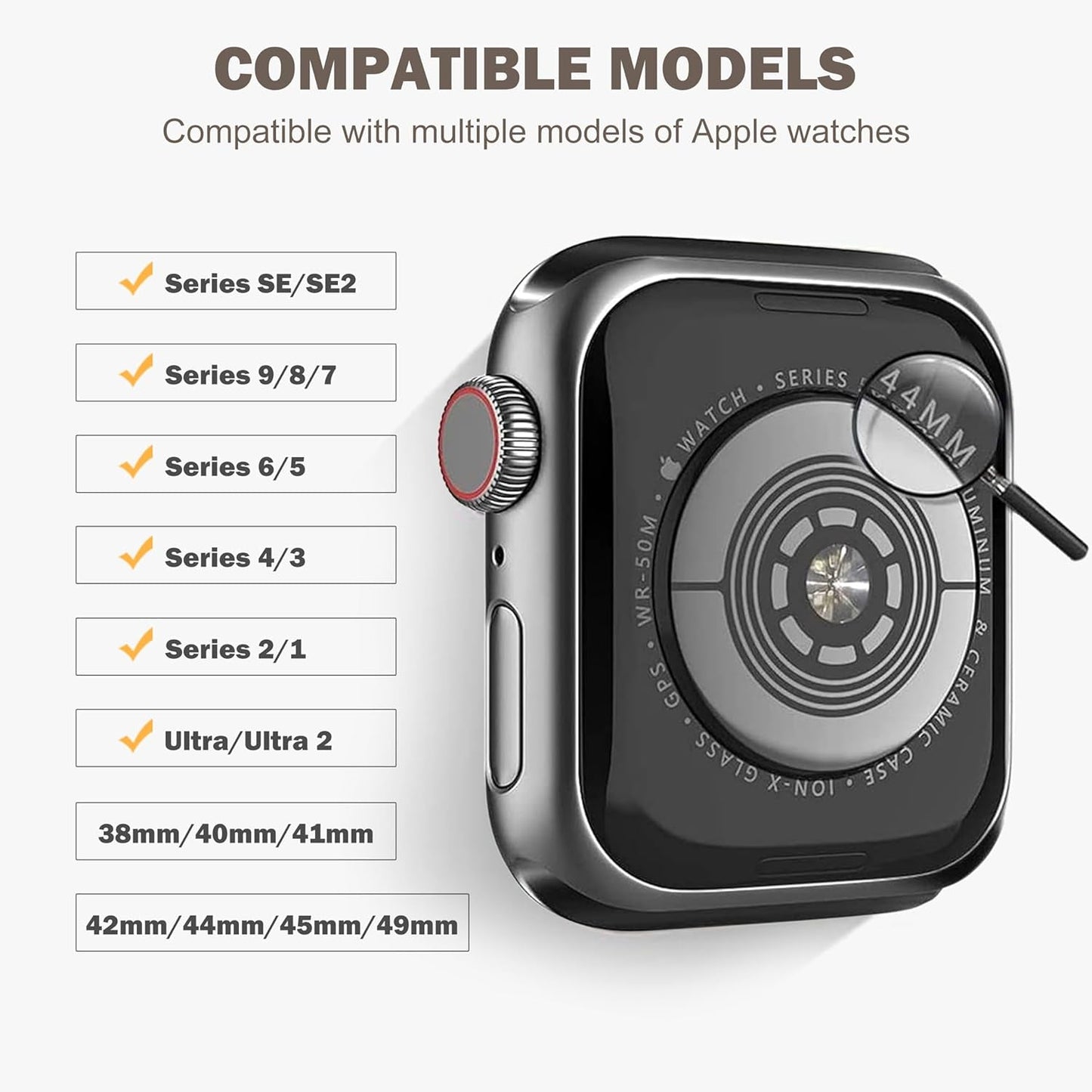 6 Pack Braided Stretchy Bands Compatible with Apple Watch Band 38Mm 40Mm 41Mm 42Mm 44Mm 45Mm 49Mm Women Men, Adjustable Soft Nylon Strap for Iwatch Series 9 8 7 6 5 4 3 2 1 SE Ultra/Ultra 2