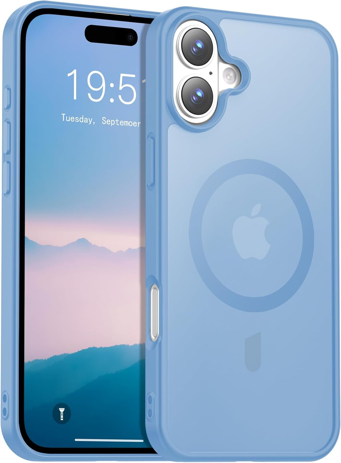 Temdan for Iphone 17 Pro Max Case Clear with Screen Protector, Compatible with Magsafe, Anti-Yellowing, Military-Grade Protection, Shockproof Slim Magnetic Phone Case Cover, Transparent