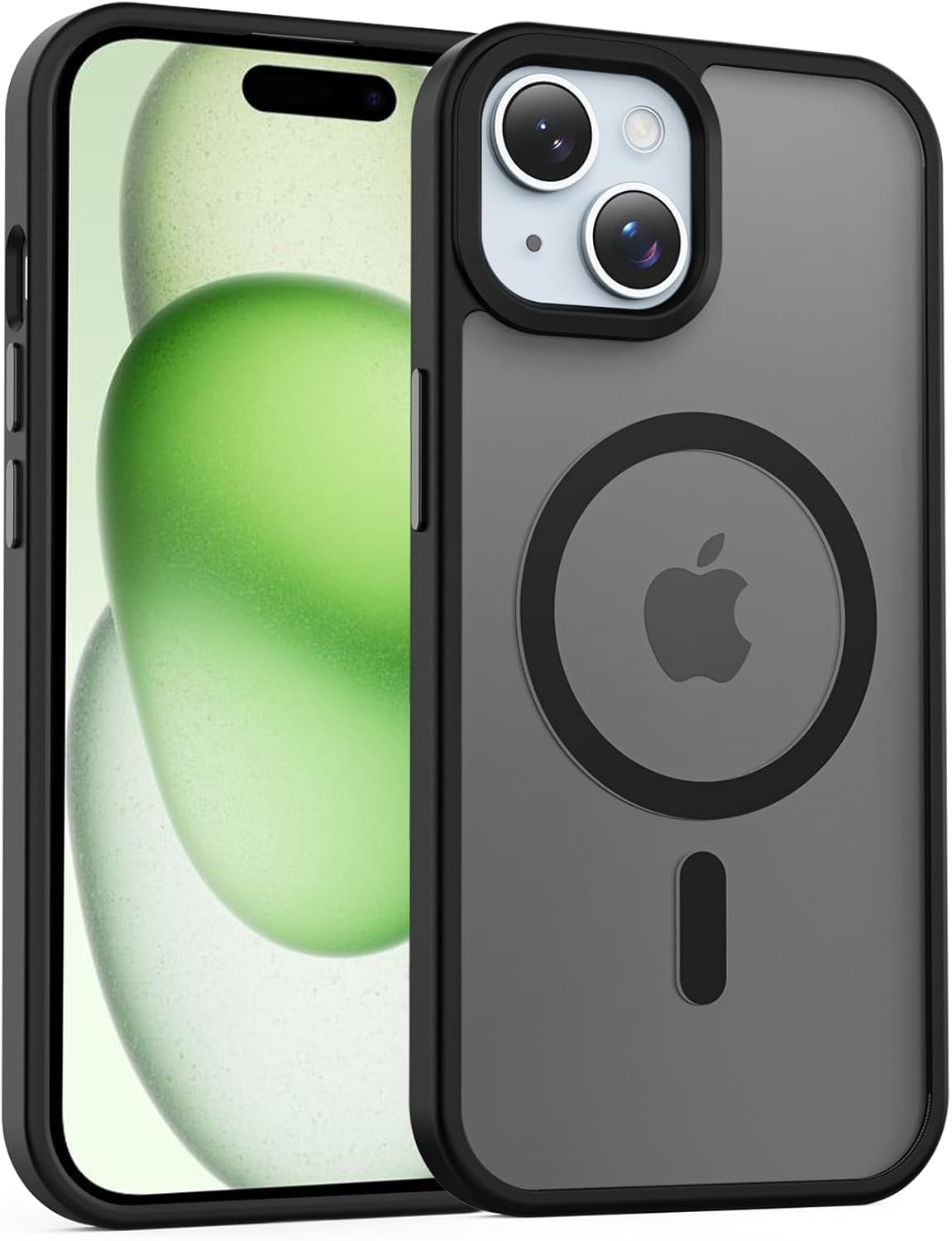 Temdan for Iphone 17 Pro Max Case Clear with Screen Protector, Compatible with Magsafe, Anti-Yellowing, Military-Grade Protection, Shockproof Slim Magnetic Phone Case Cover, Transparent