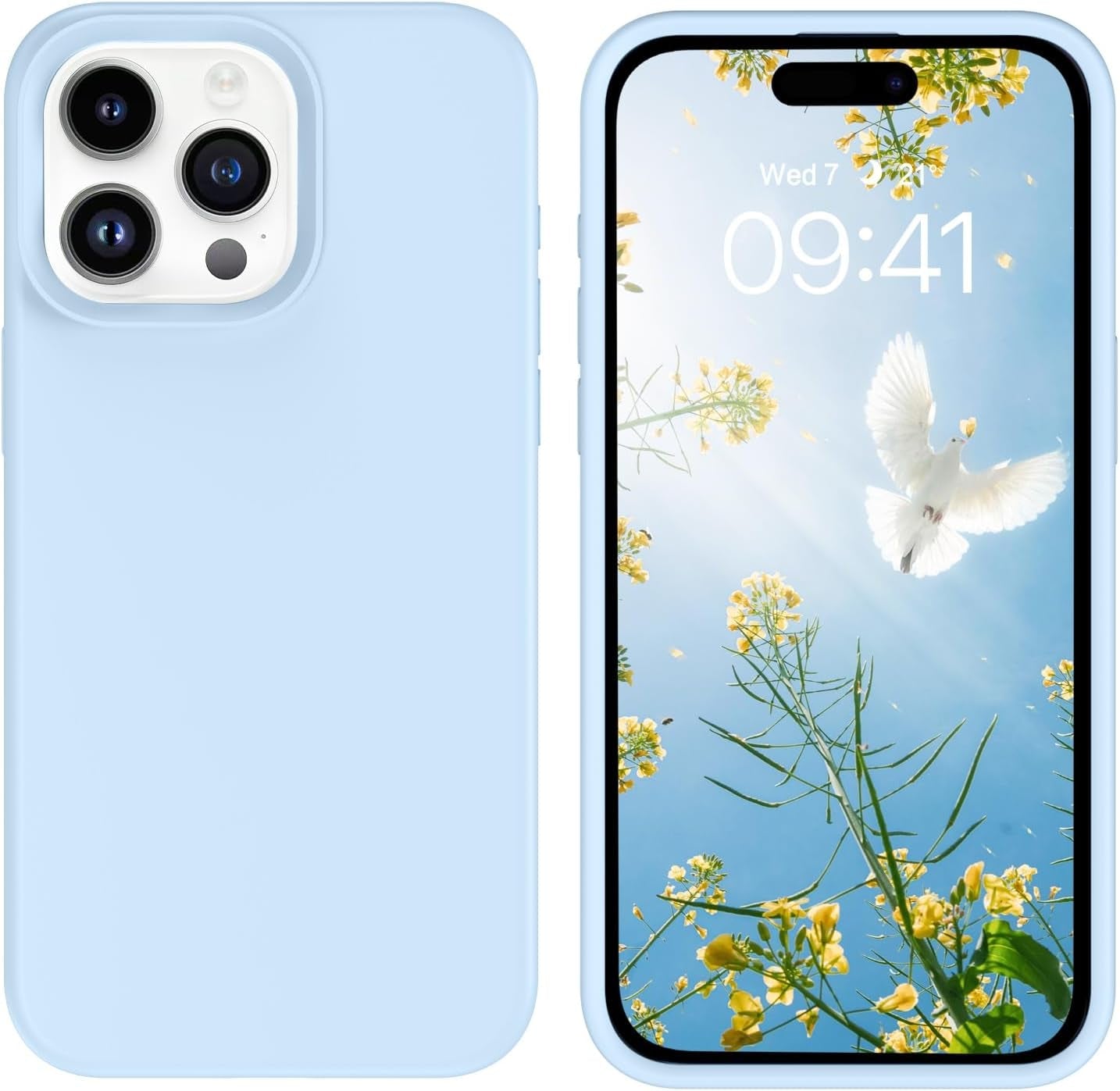 BENTOBEN for Iphone 15 Pro Case, Iphone 15 Pro Phone Case, Soft Silicone Gel Bumper Shockproof Phone Case, Anti-Scratch Protective Case Cover with Microfiber Lining for Iphone 15 Pro 6.1", Hot Pink  BENTOBEN   