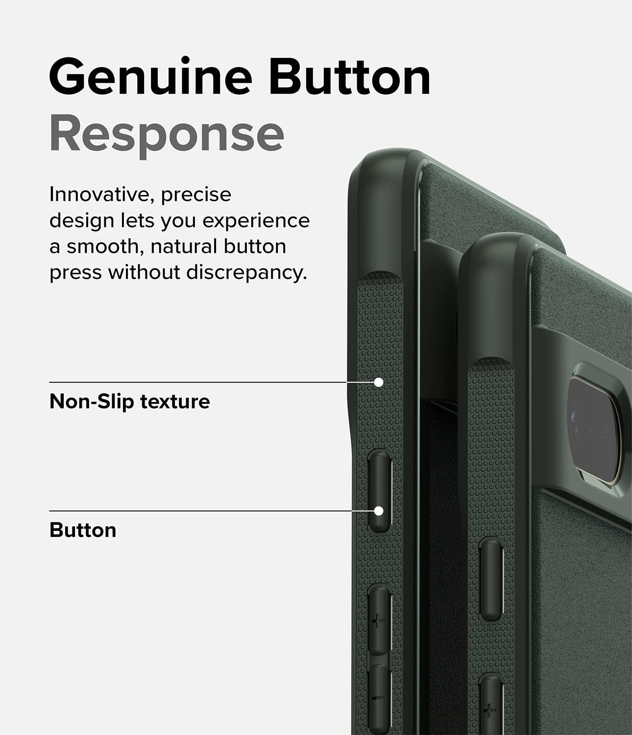 Ringke Onyx [Anti-Fingerprint Technology] Compatible with Google Pixel 7 Case 5G, Shockproof Rugged Heavy Duty Non-Slip Flexible Smudge Proof Cover - Dark Green  Ringke   
