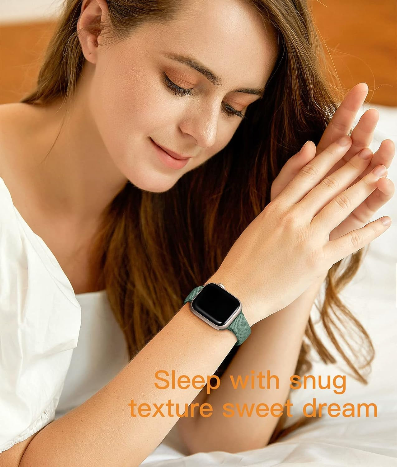 Charlam Stretchy Band Compatible with Apple Watch Bands 40Mm 41Mm 38Mm Womens, Cute Thin Elastic Nylon Braided Comfortable Replacement Slim Wristbands for Iwatch SE Series 8 7 6 5 4 3 2 1, (Package B)