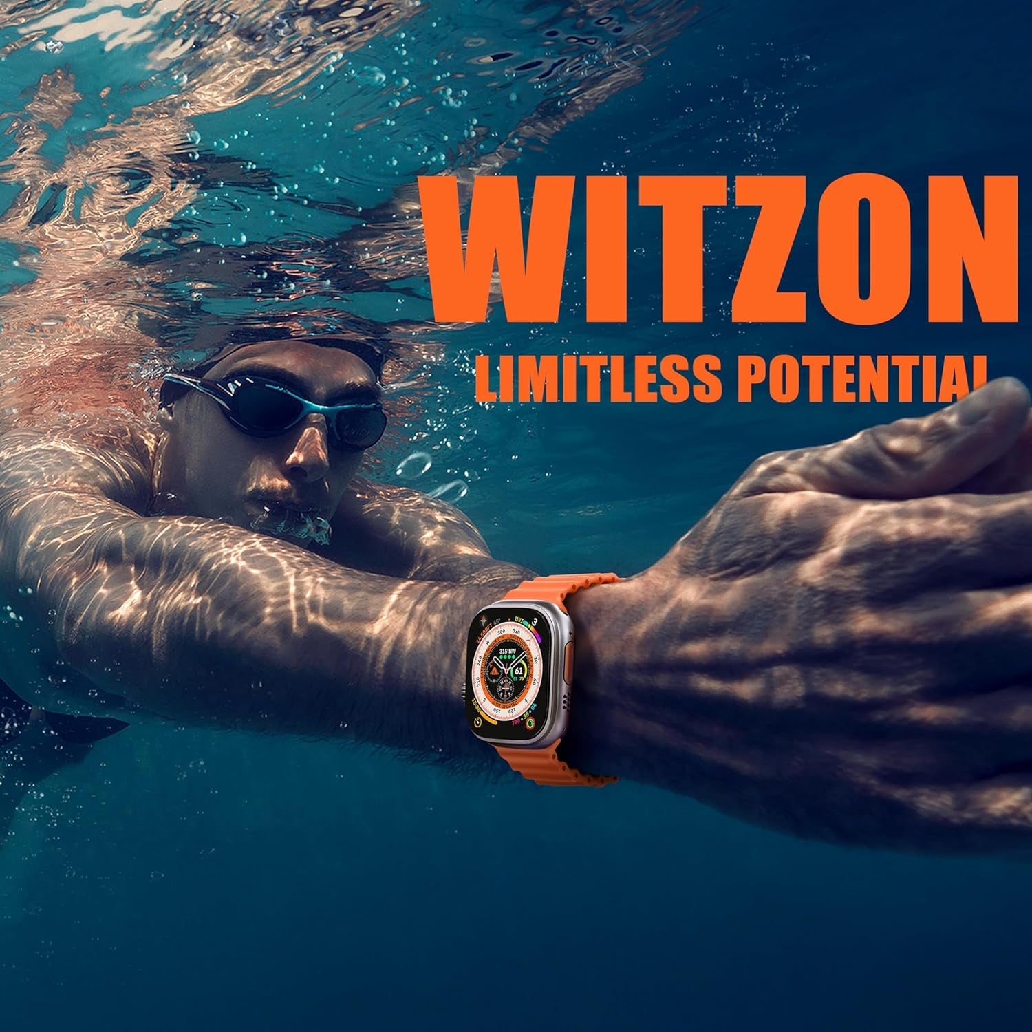 4 Pack Ocean Bands Compatible with Apple Watch Ultra Band 49Mm 45Mm 44Mm 42Mm Men Women, Soft Silicone Straps Sport Rugged Smartwatch Replacement for Iwatch Ultra Ultra 2 Series 9 8 7 6 5 4 3 2 1 SE