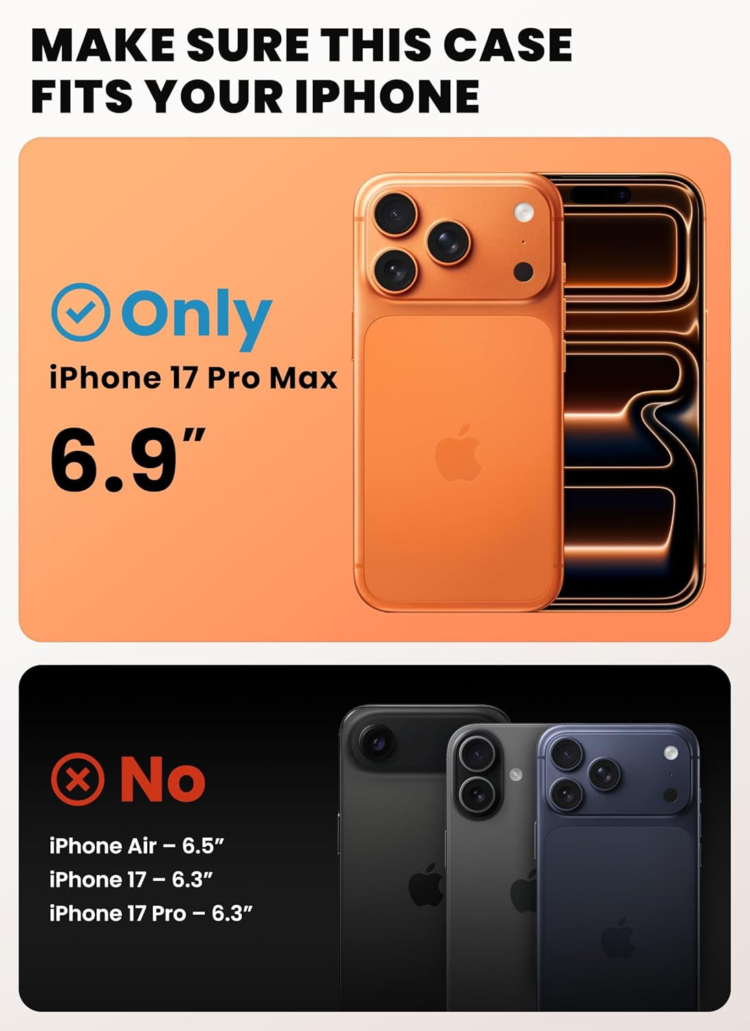 I-Blason for Iphone 17 Pro Max Case Magsafe with Stand [9H+ Tempered Glass Screen Protector] [Camera Control Button Cover] Military-Grade Protection Full-Body Heavy Duty Magnetic Case, Coral