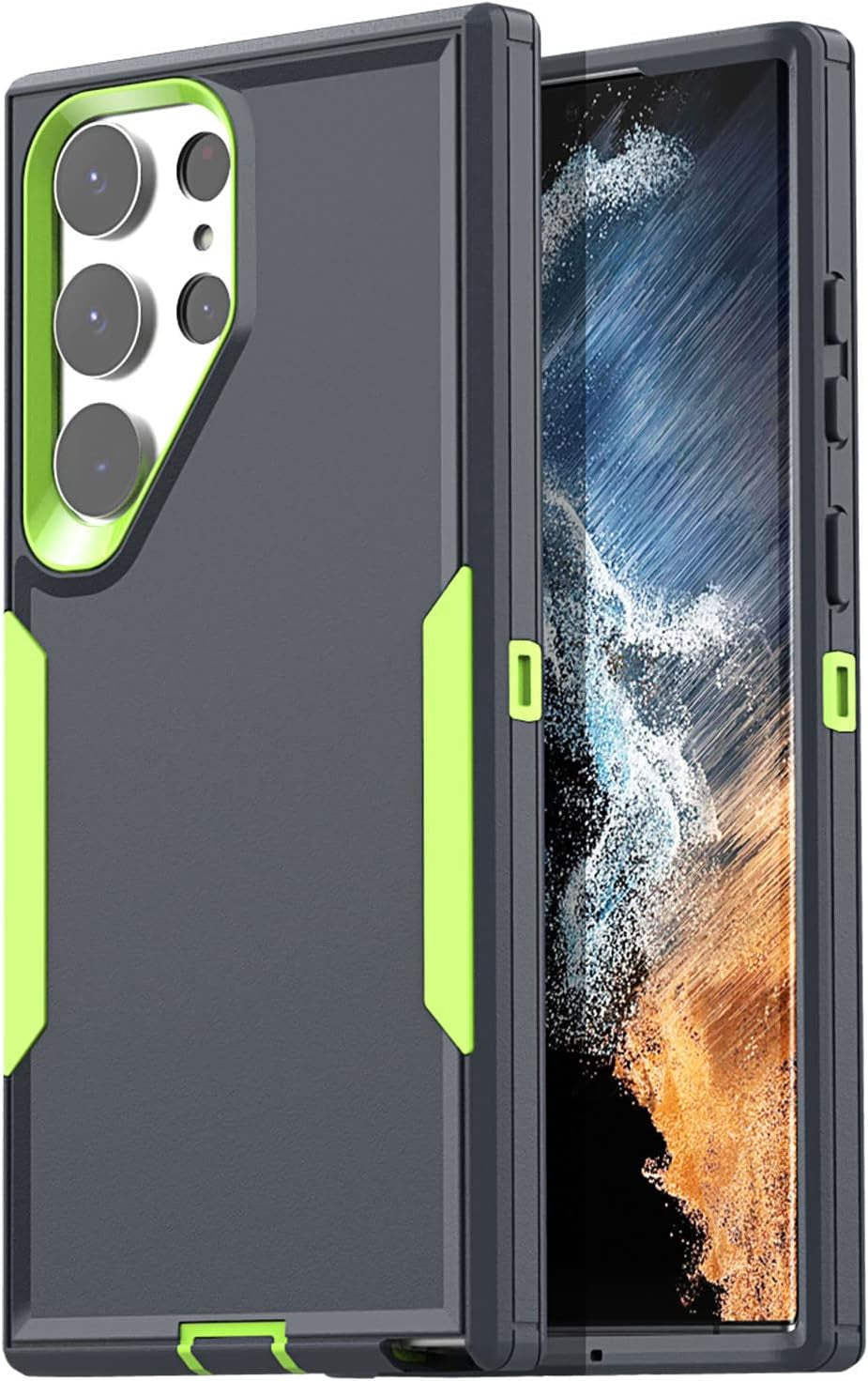 Aicase Case for Samsung Galaxy S22 Plus,Support Magnetic Car Mount Heavy Duty 2-Layer Pocket-Friendly Durable Military Grade Protection Shockproof/Drop Proof Protective Cover for S22 Plus_3