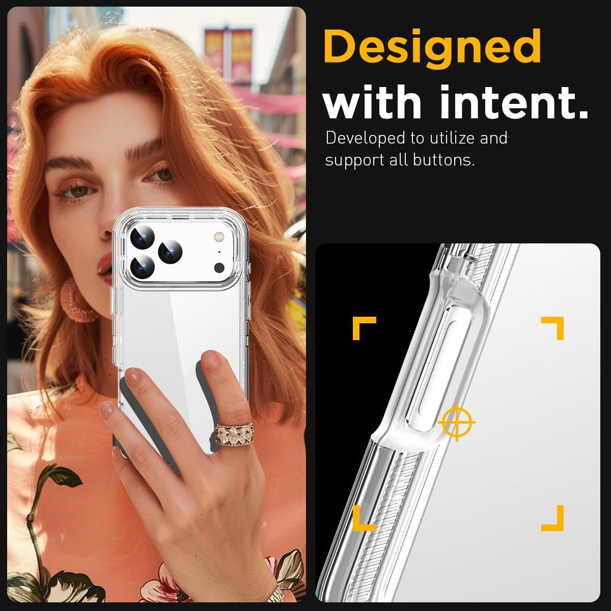 Aicase for Iphone 17 Pro Max Case Clear 3 in 1 Heavy Duty Drop Protection Full Body Rugged Shockproof/Dust Proof 3-Layer Military Protective Tough Durable Cover for Iphone 17 Pro Max 6.3"_910