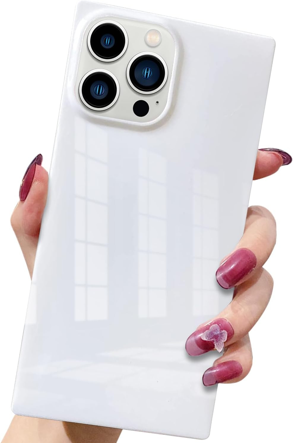 Pevezeda Neon Series Designed for Iphone 15 Pro Max Case 6.7 Inch, Cute Retro Bright Design Shockproof Phone Cases for Women Girls [Square Edge Design] [Reinforced Corners Protection], Lavender  Pevezeda   