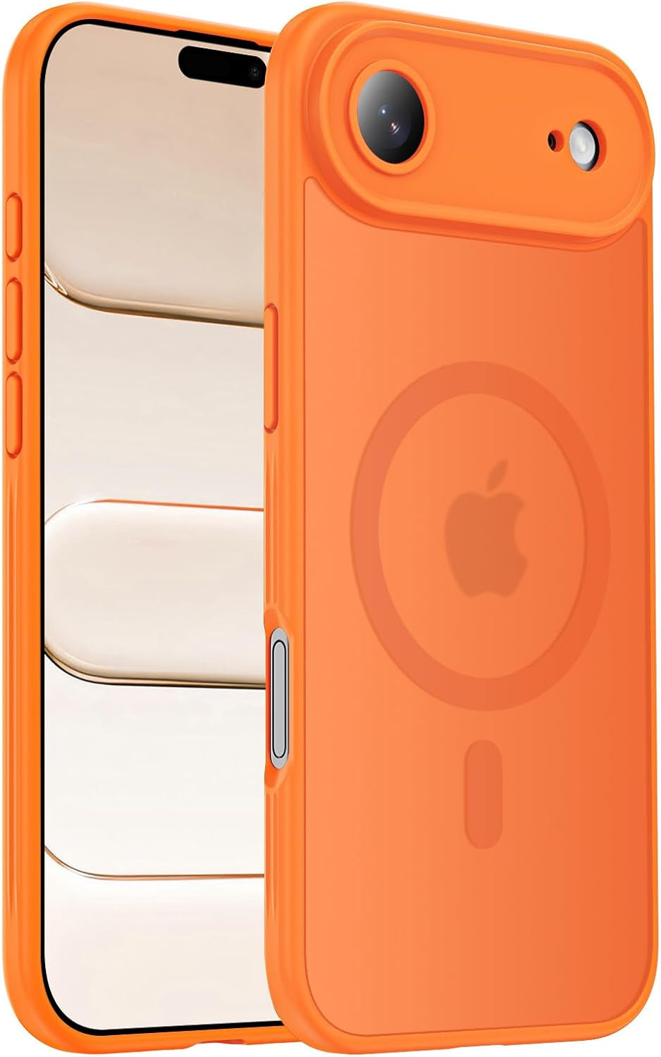 Designed for Iphone 17 Pro Max Case, Compatible with Magsafe, [Camera Protection] [15FT Military Drop Protection] Shockproof Translucent Matte Anti-Slip Phone Case, 6.9", Deep Blue