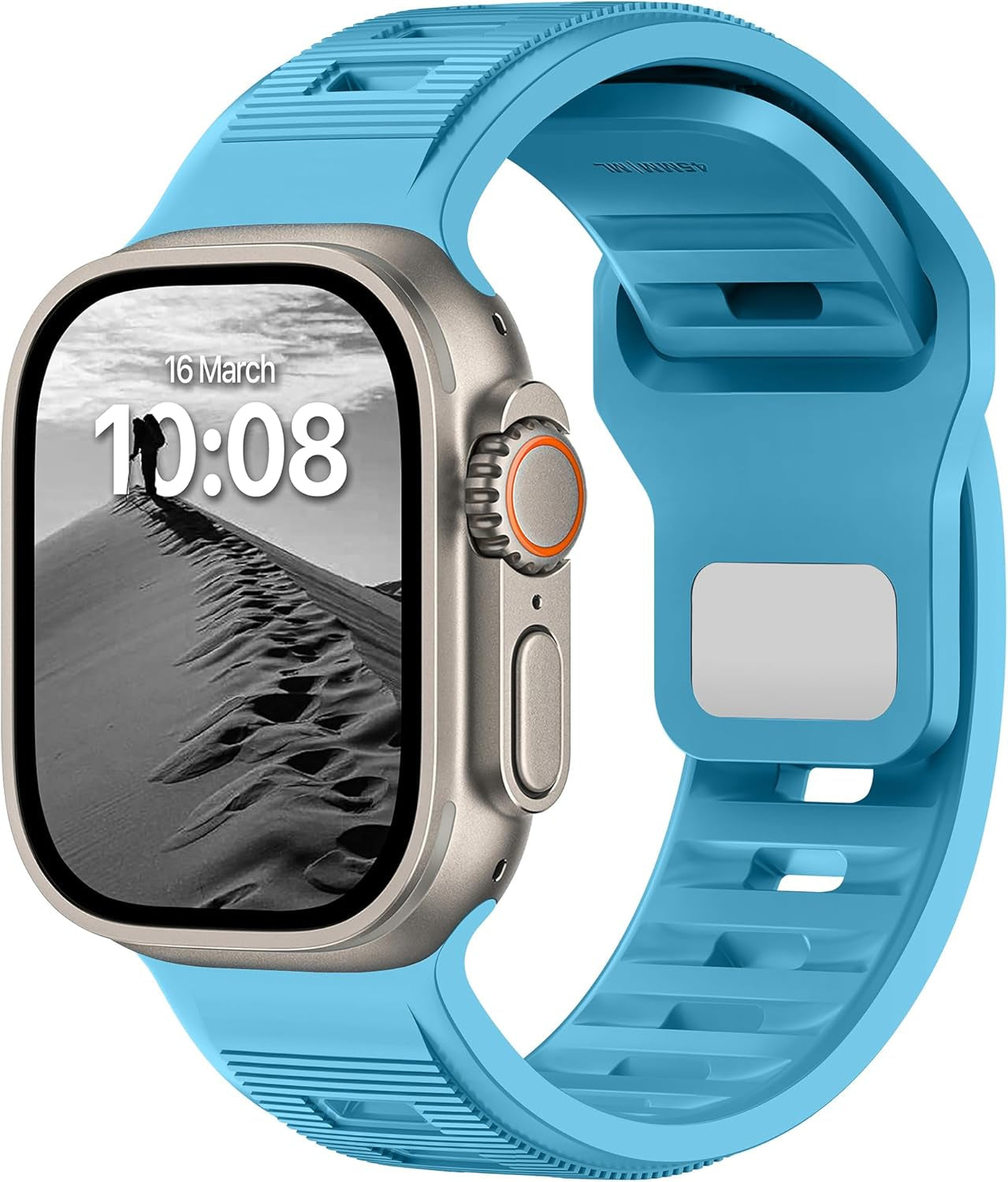 DONEGANI MC1 Sport Band Compatible with Apple Watch Bands Ultra Se 49Mm 45Mm 44Mm 42Mm 41Mm 40Mm 38Mm Men Women Series 9 8 7 6 5 4 3 2 1 Iwatch Strap Silicone Green Christmas