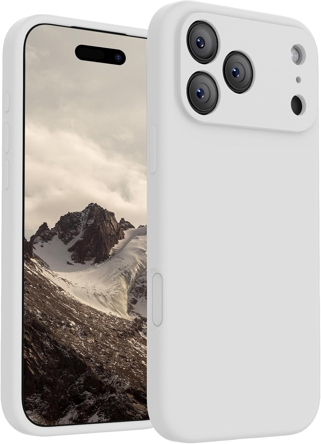 Firenova Magnetic for Iphone 17 Pro Case, Compatible with Magsafe, [Integrated Silicone Camera Control Button] [Camera Protection] Anti-Scratch Microfiber Lining Phone Case, 6.3", Black