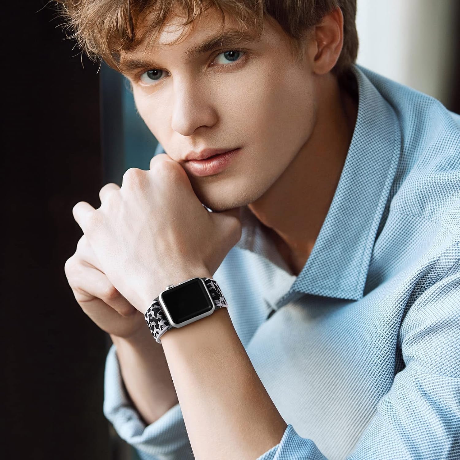 10 Pack Stretchy Nylon Bands Compatible with Apple Watch Band 44Mm 45Mm 49Mm 42Mm 40Mm 38Mm 41Mm Women Men, Elastic Sport Apple Watch Band Strap for Iwatch Series 8 7 6 5 4 3 2 1 SE Ultra