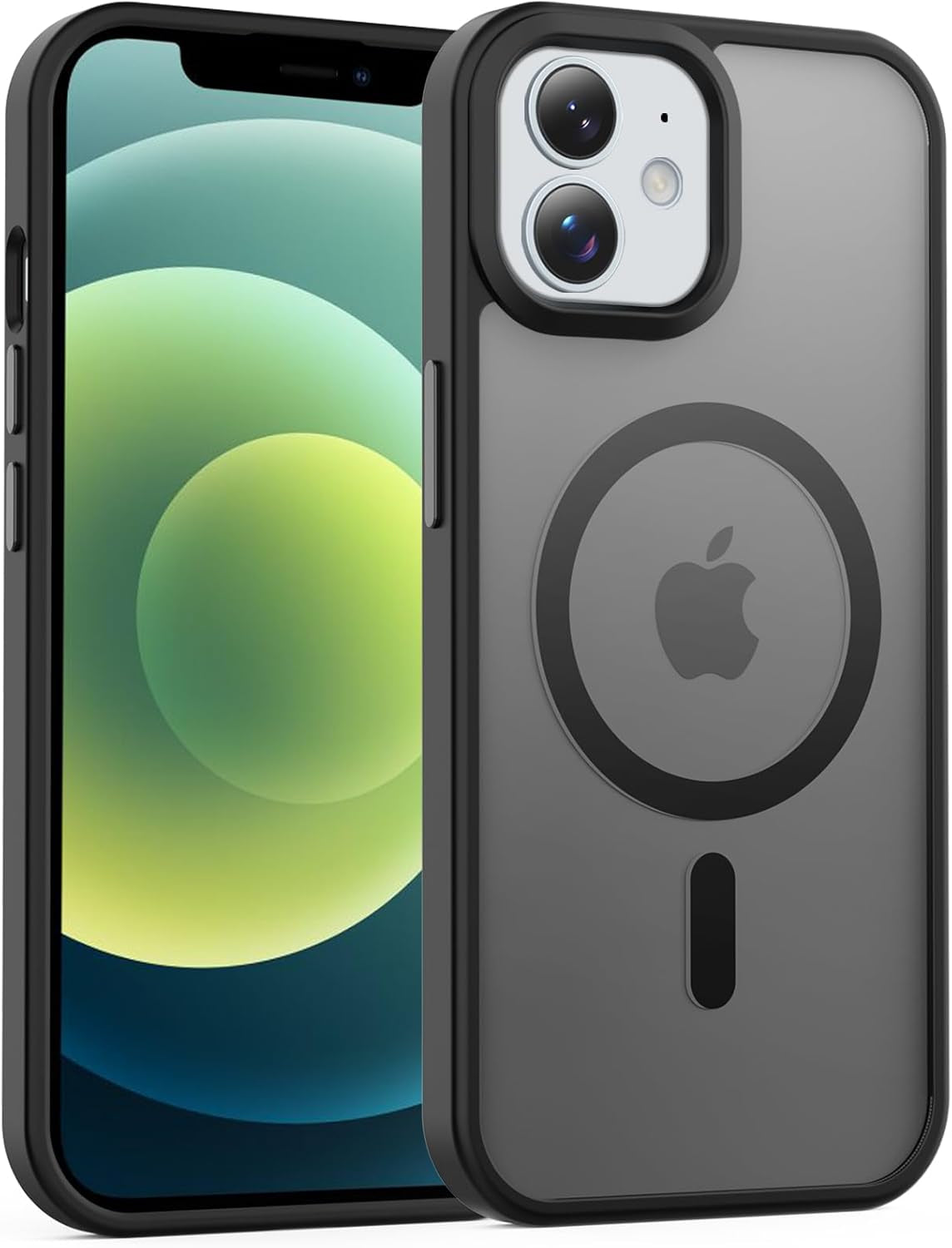 Temdan for Iphone 17 Pro Max Case Clear with Screen Protector, Compatible with Magsafe, Anti-Yellowing, Military-Grade Protection, Shockproof Slim Magnetic Phone Case Cover, Transparent