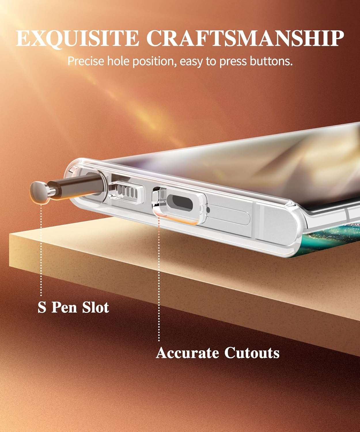 GVIEWIN Designed for Samsung Galaxy S22 Ultra Case with Slide Camera Cover, [Military Grade Drop Protection] Marble Slim Fit Shockproof Protective Phone Case for S22 Ultra 5G 6.8" 2022(Drift Sand)