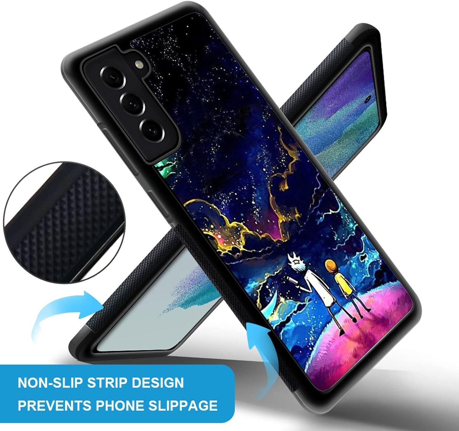 Compatible with Samsung Galaxy S22 plus Case with Beautiful Fantasy Sky Pattern Design Plastic Samsung Galaxy S22 plus Case TPU Bumper Protective Case Samsung Galaxy S22 Plus