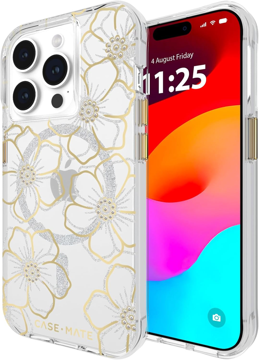 Case-Mate Iphone 15 Pro Case - Soap Bubble [12Ft Drop Protection] [Compatible with Magsafe] Magnetic Cover with Iridescent Swirl Effect for Iphone 15 Pro 6.1", Slim, Shockproof, Anti-Scratch Tech  Case-Mate   