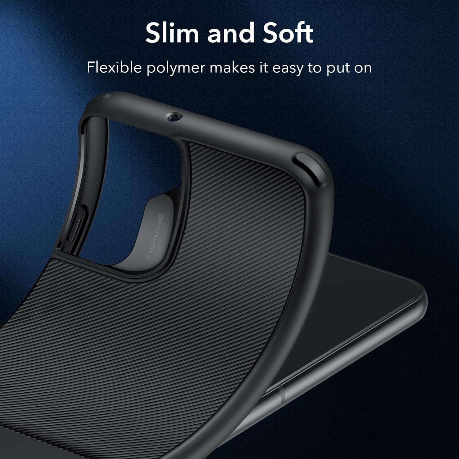 ESR Metal Kickstand Case Compatible with Samsung Galaxy S22 (6.1 Inch) (2022), Versatile Patented Kickstand, Slim Flexible Back Cover, Black