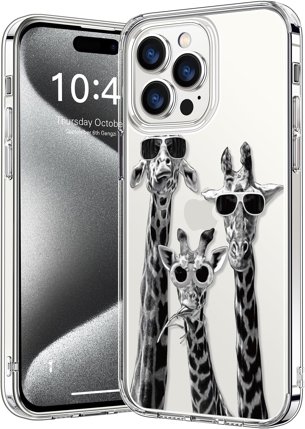 Bicol Compatible with Iphone 15 Pro Case,Crystal Clear Cover with Fashionable Designs for Girls Women,Slim Fit Shockproof Protective Acrylic Phone Case 6.1 Inch,Beautiful Elephant  bicol   