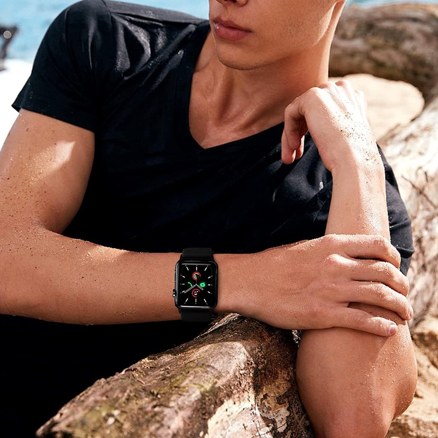 12 Pack Stretchy Nylon Bands Compatible with Apple Watch Band 40Mm 45Mm 44Mm 41Mm 38Mm 49Mm 42Mm for Women Men,Elastic Solo Loop Braided Straps for Iwatch Band Series 9 SE 8 7 6 5 4 3 2 1 Ultra 2/1