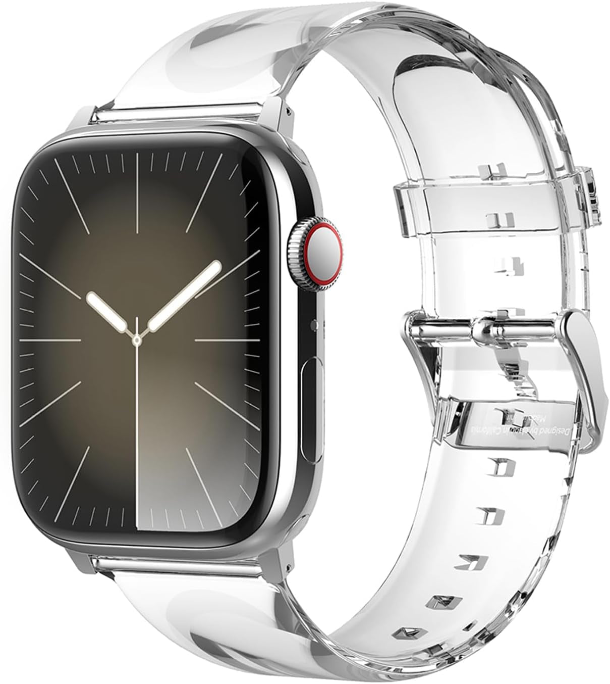 Elago Clear Band Compatible with Apple Watch Band Ultra2/Ultra/Se/9/8/7/6/Se/5/4/3/2/1 38Mm 40Mm 41Mm 42Mm 44Mm 45Mm 49Mm – Transparent Protective Band, Watch Strap Connector Included