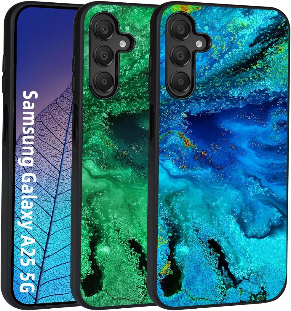 For Samsung Galaxy A13 Case, Slim Fit Glow in the Dark Hybrid Hard PC Soft TPU Bumper Shockproof Drop Protective Girls Women Men Phone Cover for Samsung Galaxy A13 5G Case.-6.5" Inch. Blue