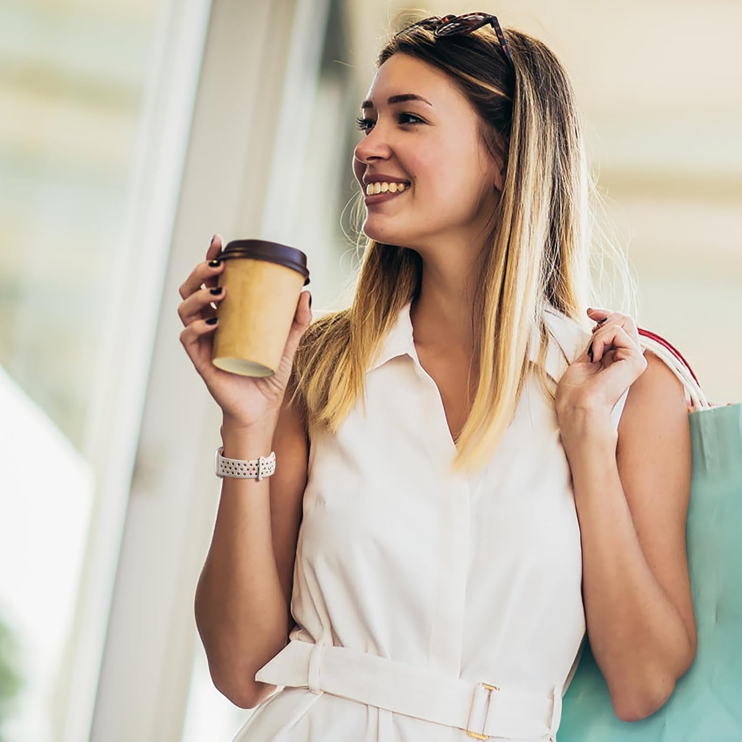 GEAK Nature Friendly Bands Compatible with Apple Watch Band 40Mm 38Mm 44Mm 42Mm 41Mm 45Mm 49Mm Women Men, Breathable Sport Replacement Iwatch Bands Compatible for Iwatch Ultra 2 Series 9 8 7 6 5 4 3 SE