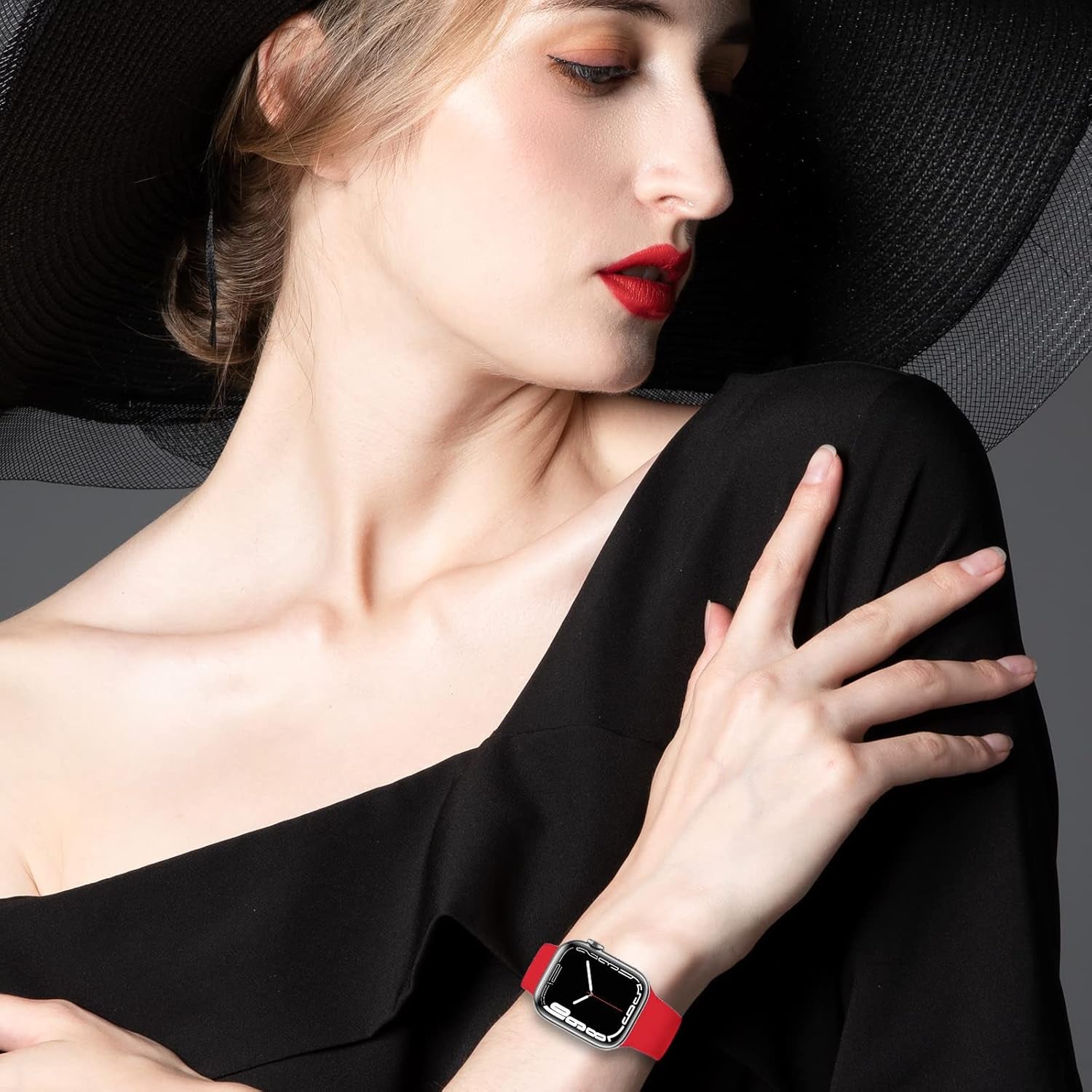 6 Pack Sport Bands Compatible with Apple Watch Band 38Mm 40Mm 41Mm 42Mm 44Mm 45Mm 49Mm,Soft Silicone Waterproof Strap for Iwatch Ultra2 Series 9 Ultra 8 7 6 5 4 3 2 1 SE Women Men