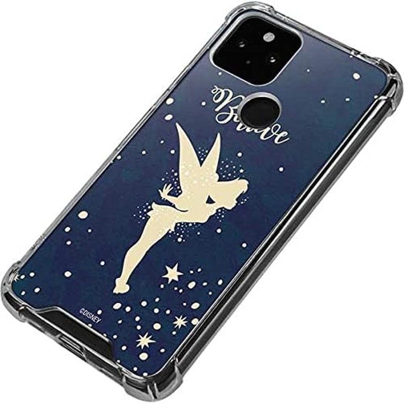 Skinit Clear Phone Case Compatible with Google Pixel 5A 5G - Officially Licensed Disney Tinker Bell Believe Design  Skinit   
