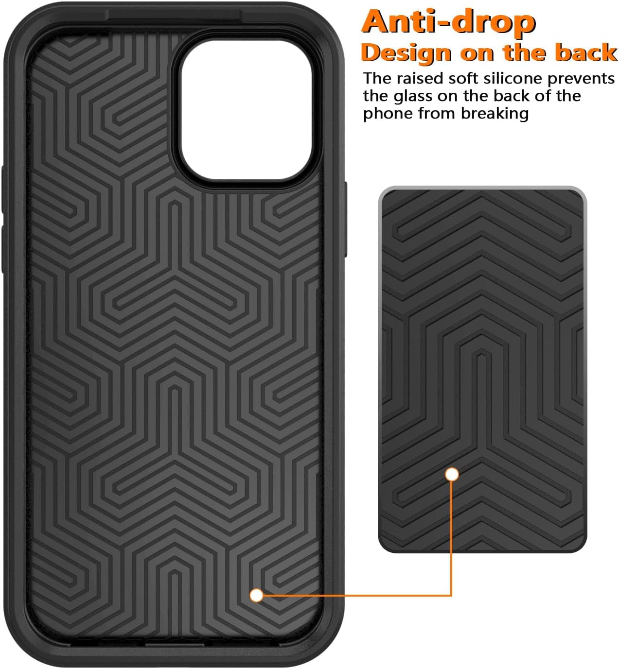 Diverbox for Iphone 15 Pro Case [Tempered Glass Screen Protector] [Shockproof] [Dropproof] Heavy Duty Protection Phone Case Cover for Apple Iphone 15 Pro 6.1 Inch (Black-2In1)  Diverbox   